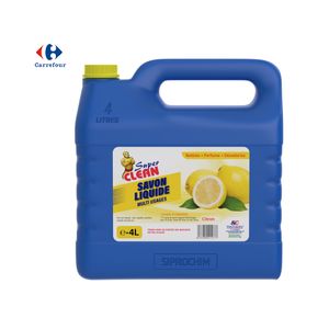 Super Clean Savon Liquide Citron Super Clean 4L - Prix pas cher