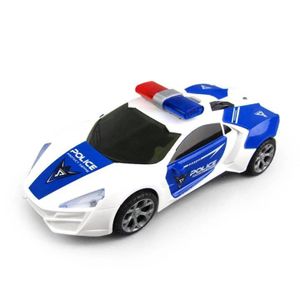 Voiture de Police Rotative 360° – Jouet Électrique pour Enfant