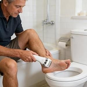 Kit de pédicure pour éliminer les callosités des pieds avec 3 têtes