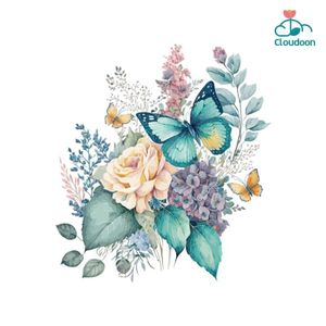 Cloudoon Autocollant mural PVC Décoration maison Cadeau Salon Chambre CH33014