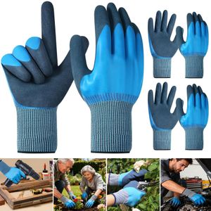 Gants de Travail, 3 Paires, Anti Coupure, Resistant aux Abrasion