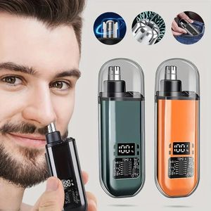 Taille de cheveux oreille nez pour hommes - USB C rechargeable portable charge rapide, kit d'entretien compact