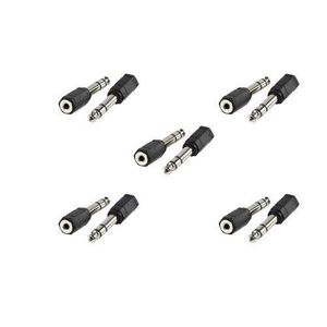 Adaptateur Audio Stéréo Jack 3.5 Femelle - Jack 6.35 Mâle (lot De 10)