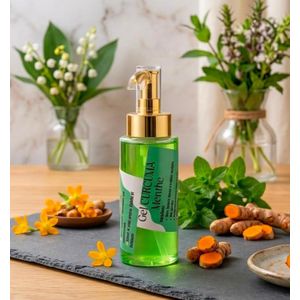 Gel De Douche  Menthe Nettoyant Pour La Peau.