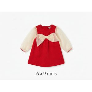 Petite robe avec mousseline dorée