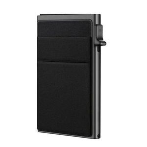 Porte-cartes à Poussoir Latéral-noir