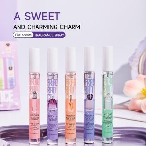 Coffret cadeau de 5 parfums floraux de 10 ml, fragrance délicate