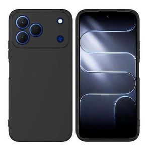 Tecno Coque en silicone compatible à Spark 50 + 1 antichoc - Noir
