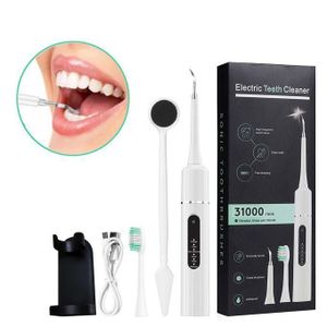 Kit de nettoyage dentaire - Brosse à dents et nettoyeur dentaire intégrés