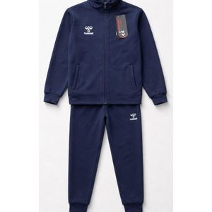 Ensemble survêtement  de sport HUMMEL , Bleu,  Enfant 6 Ans.  Importé De France 