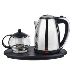 Bouilloire Électrique + Théière en Verre 2-en-1