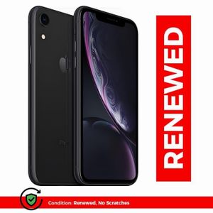 Renewed iPhone XR 128 Go 6.1"  Débloqué  12MP+7MP Garantie 6 mois Noir