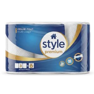 Style Lot de 3 Essuie tout Style premium medium - 3plis-120f