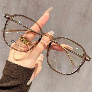Autre Lunettes en résine, lunettes à monture complète, lunettes de vue semi-transparentes