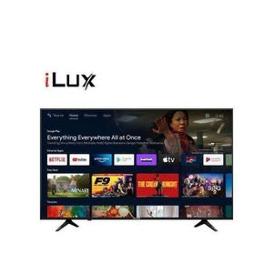 Ilux  TV LED GOOGLE  55"  Pouces - Wi-Fi- UHD TV-4K - Androïd TV – Youtube - 24 Mois De Garantie