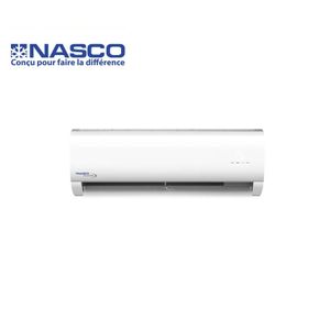 Nasco Split Inverter 3 CV - 24000 BTU - Economie d'énergie - Anti-Corrosion - Blanc/Gris - Garantie 12 Mois