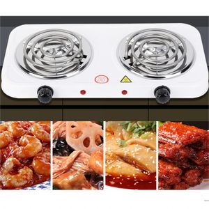 2000W Ménage Cuisine Cuisson Double Four Température Réglable Cuisinière Électrique Café Chauffe