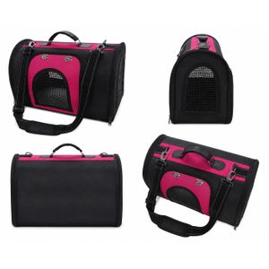 Sac de Transport Premium pour Chat et Petit Chien – Pliable, Respirant, Léger avec Bandoulière Réglable et Fermeture Sécurisée – Idéal pour Voyage, Vétérinaire et Déplacements