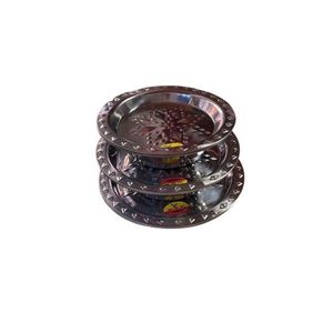 Lot De 03 Soupieres À Couvercle  -argent