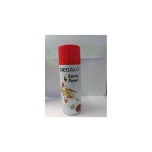 Lot de deux (2) Peinture Megalo Bombe Spray - Voitures Et Motos Rouge