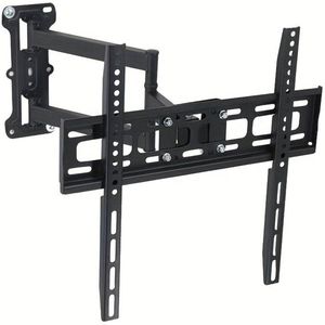 Support Mural Pivotant Gauche Droite 26-55 Noir. GH