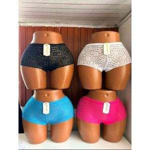 Lot de 06 slips coton en dentelle 
