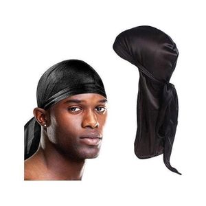 Durag Uni-sexe en Satin Soyeux - Bandeau Léger, Respirant à Longue Queue