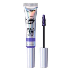 Mascara 4D imperméable 4D naturel épaississant allongeant recourbant rose bleu  brosse rotative volume fibre mascara