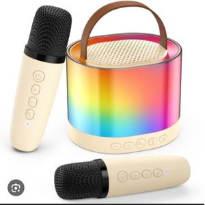ENCEINTE PORTABLE INTELLIGENTE AVEC 02 MICROPHONES SANS FIL 