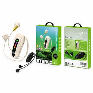 Écouteurs Tour de Cou Bluetooth avec Lecteur MP3 et Radio FM Intégrés