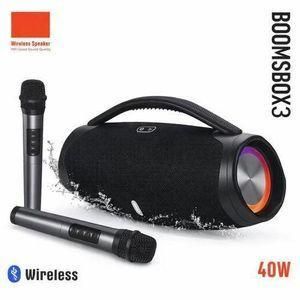 Wireless Enceinte Bluetooth BOOMSBOX3 avec 2 micros