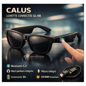 CALUS Lunette bluetooth gl-08 avec empreintes digitales