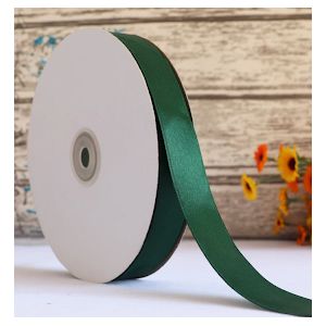 Rouleau De Ruban Satin Bleu 3,8 Cm X 23 M - Mousseline De Soie Pour Emballage Cadeaux, Décoration Mariage