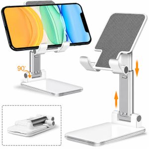 Support réglable pour téléphone et tablette - Hauteur ajustable, rotation multi-angles, conception portable pliable et support stable en alliage