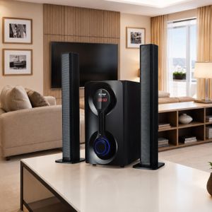 ALiTOP SP-2505 - système de sonorisation Home Cinéma - Barre de Son 