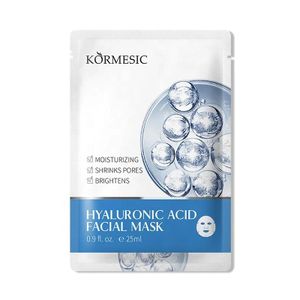 KORMESIC Masque visage à l’acide hyaluronique – Hydratant & Anti-rides(lot de 6)