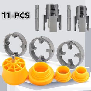 Kit de filetage pour tuyaux PPR/TPR (1/2" et 3/4") – Pour usage domestique, compatible perceuse électrique – En acier