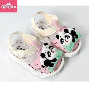 Arsuxeo Sandales d'été pour enfants de 1 à 5 ans (garçons et filles), semelle souple.
