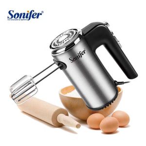 Sonifer Mélangeur Multifonction SF-7021 - Turbo - Fouets & Crochets Inox