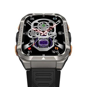 Blackview W80 Pro GPS Montre Intelligente de Sport en Plein Air avec Lampe de Poche LED Intégrée 1,91 pouces 900mAh NOIR