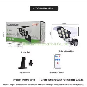 Lampe Murale Solaire LED avec Détecteur de Mouvement – Éclairage Extérieur Étanche Sans Fil