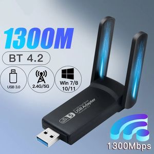 Adaptateur Wifi 2.4g 5g double bande Usb3.0 avec pilote CD 1200m