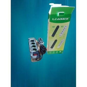 Leadder Leader Multiprises 2500W/Rallonge - Prises 4 Ports, Interrupteur, 3 Ports USB, 1 Port Type-C / 3.5Mètres
