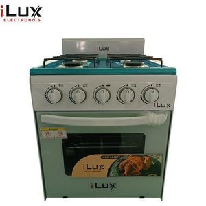 Ilux Cuisinière 4 Feux LXG-15W - Blanc - Garantie 6 Mois