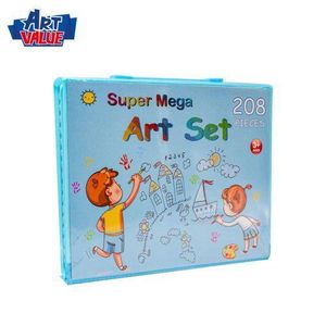 Gn Super Mega Art Set 208 Pièces – Mallette Complète de Dessin et Coloriage pour Enfants 3+Super Mega Art Set 208 Pièces – Mallette Complète de Dessin et Coloriage pour Enfants 3+