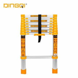 DINGQI Echelle télescopique, en aluminium, légère et extensible  11 marches