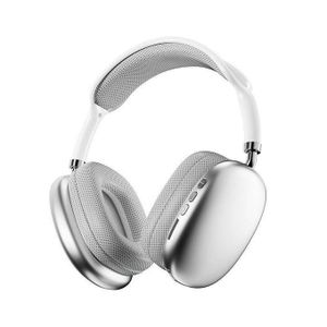 Casque d'écoute sportif sans fil Bluetooth P9 Pro, casque Bluetooth sans fil supra-auriculaire avec micro et réduction de bruit, blanc