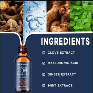 Huile de Clou de Girofle Cheveux - Essence Végétale Nourrissante - Soin Capillaire Fortifiant et Beauté Ongles 40ml