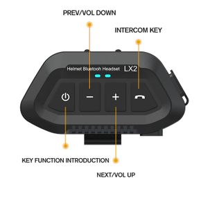 Generic Casque De Moto Bluetooth Kit D'appel Mains Libres Sans Fil