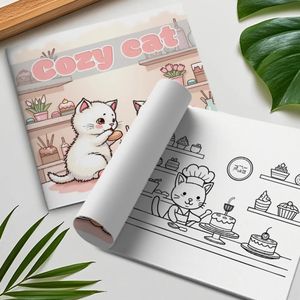 Books Cahier de coloriage en atelier peinture.